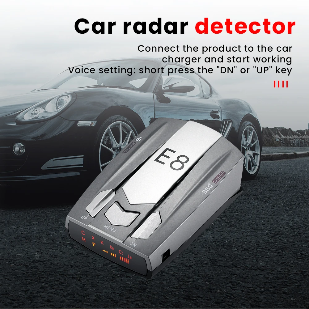 Detector de Radar para coche, herramienta de alerta de velocidad por