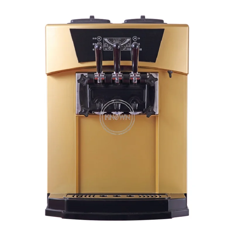 

Commercial table desktop soft serve ice cream making machine 22-30L/H capacity soft sundae cone ice cream maker free shipping