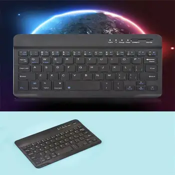 

7 inch Bluetooth 10 Meters Wireless Reception Distance Office Gaming Mouse Keyboard Three Systems Common Keyboard