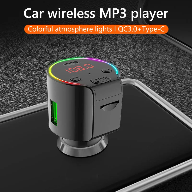 JaJaBor FM Transmitter FM Modulator Typ C 3,1 EINE USB Schnelle Lade Auto  Ladegerät Freisprecheinrichtung Bluetooth 5,0 Auto Kit Mp3 player -  AliExpress