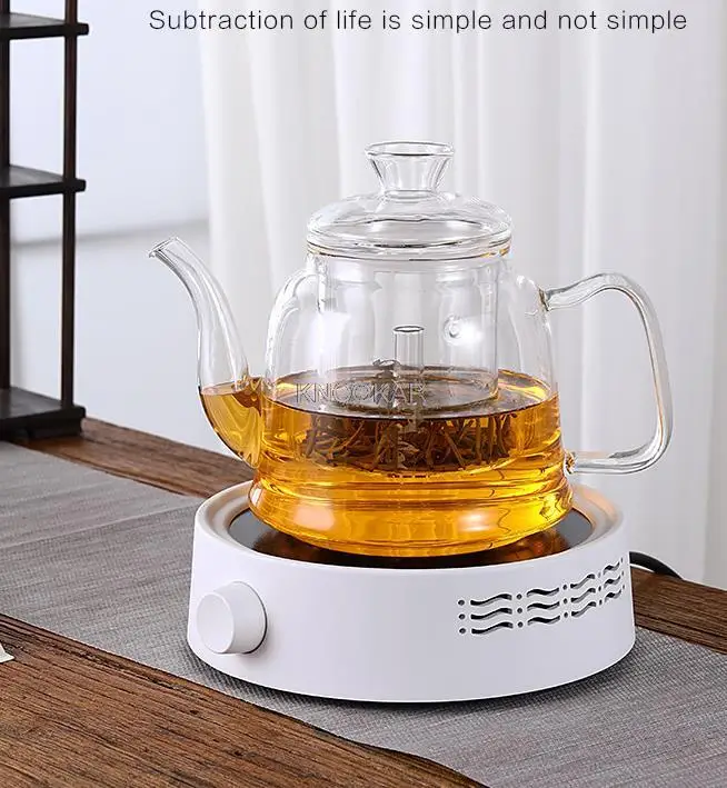 800W Mini Electric Stove Oven Cooker Hot Plate Multifunctional Cooking Plate Heating Heating Coffee Tea Milk Office Home