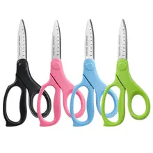 Ciseaux artisanaux à pointe émoussée pour petits élèves, lames tranchantes en acier inoxydable, poignées souples de sécurité, papier de coupe pour enfants