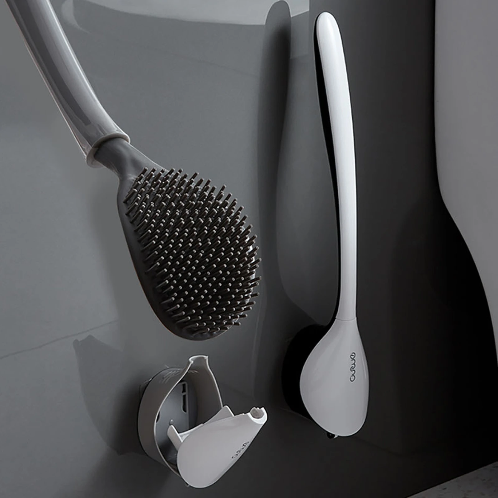 WC Toilet Brush Wall-mounted Long Handle Household Floor Cleaning Tools For Bathroom Accessories Kitchen G-BOOGE | Обустройство дома