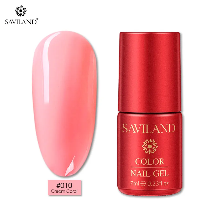 SAVILAND 126 Colors New Arrival Semi Permanent Top Coat UV LED Gel Varnish Soak Off Nail Art Gel Lacquer Gel Nail Polish - Цвет: PT010