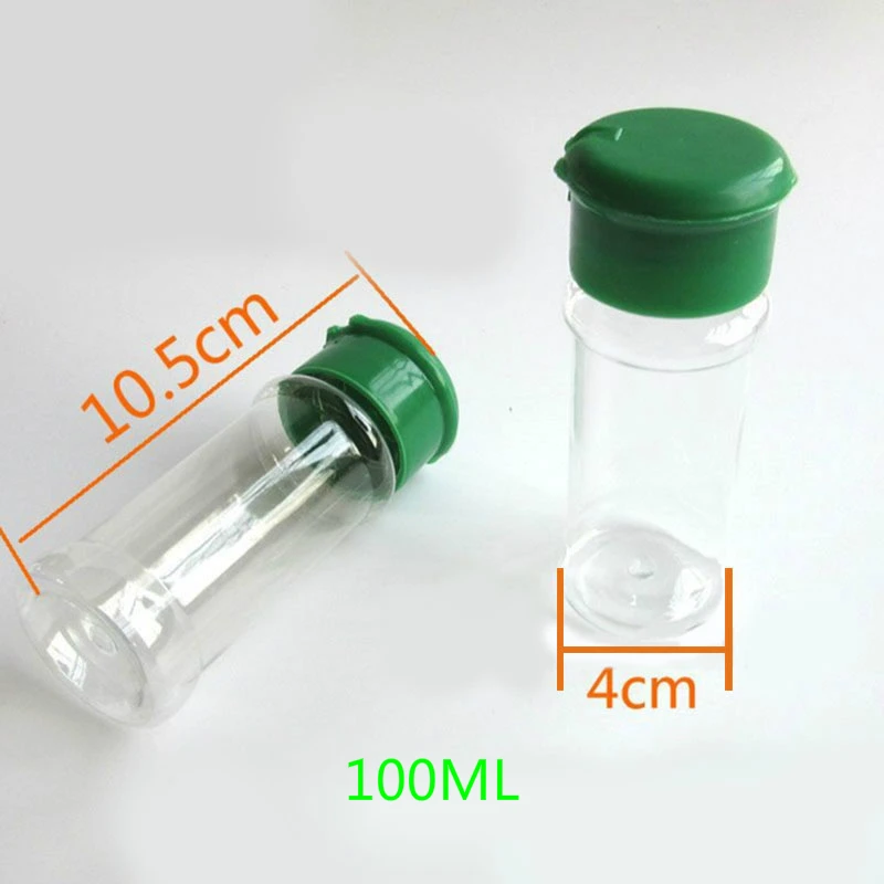 100ml 1 шт. 100 мл/150 мл пластиковое масло с уксусом для соли и перца, шейкер для туши, прозрачная бутылка, горшок, кухонные аксессуары, бутылка приправы - Цвет: 100ml