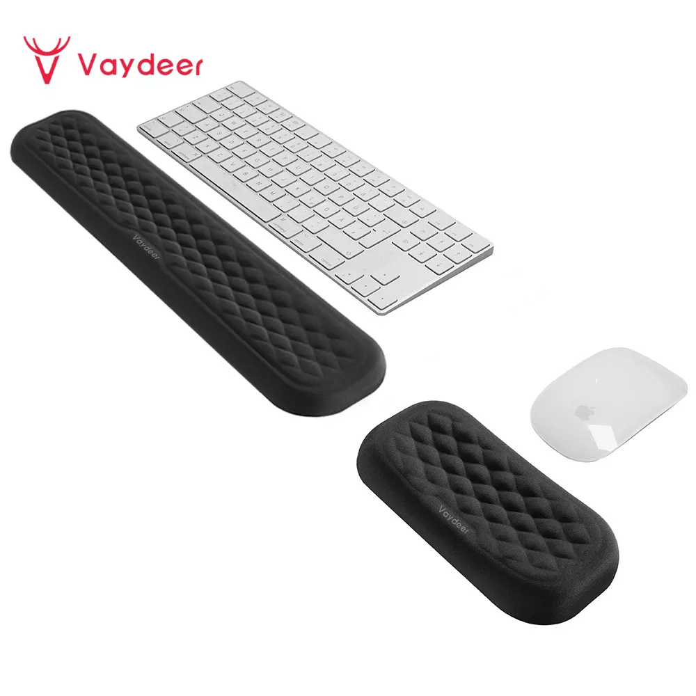 Soporte ergonómico para teclado color Negro  Compatible M-agic Keyboard 2 MLA22LL/A Keyboard Wrist Rest 