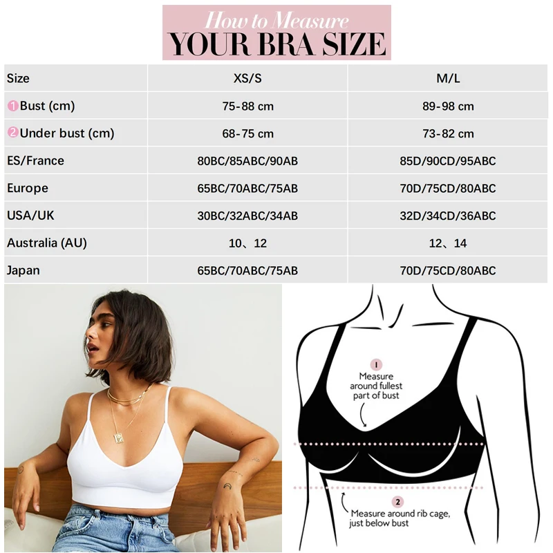 Open Back Bras For Women U Type No Pad Comfortable Seamless