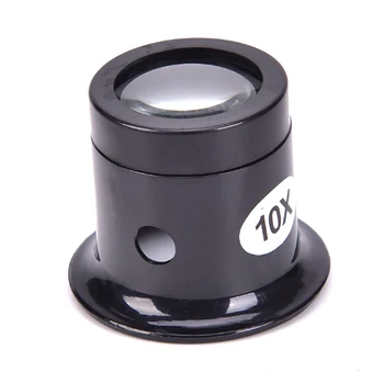 

4pcs Magnifying Glass 5X/10X/15x/20x Portable Loupe Lens Jeweler Watch Magnifier Tool Eye Magnifier Len Repair Kit Tool