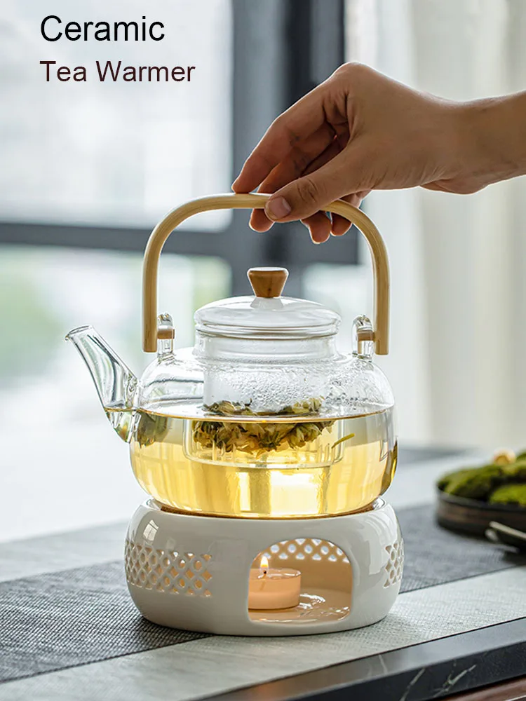 Details about   Stainless Steel Durable Teapot Warmer Coffee Milk Tea Heating Base Candle Warmer