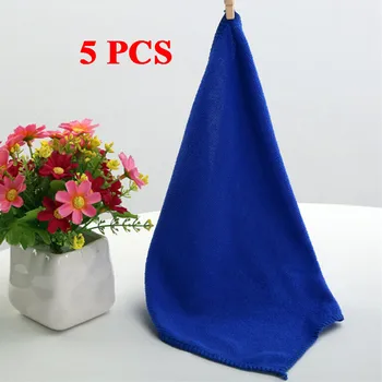 

5pcs Microfibre Cleaning Auto Soft Cloth Washing Cloth Towel Car Home Cleaning Micro Fiber Towels For Home Kitchen Cleaning Tool