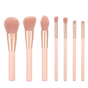 

7 Pcs Makeup Brush Set Brushes Kit Make Up Brush Tools Kit Eye Liner Soft Natural-synthetic Hair