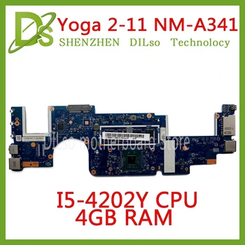 

KEFU NM-A341 motherboard for Lenovo yoga2 11 YOGA 2 11 laptop motherboard I5-4202Y CPU 4G RAM DDR3 100% test work