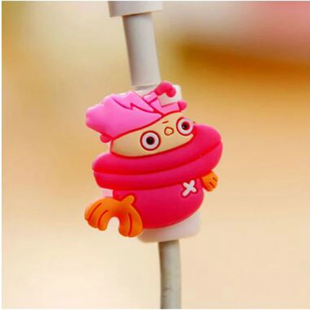 Cute Cartoon Phone USB cable protector for iphone cable chompers cord animal bite charger wire holder organizer protection 10