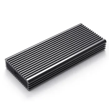 

M.2 ssd casesType-C port high speed transmission hard drive enclosure heat dissipation black aluminum SSD Box