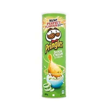 

Pringles Sour Cream and Onion, Patata de bolsa - 200 gr.