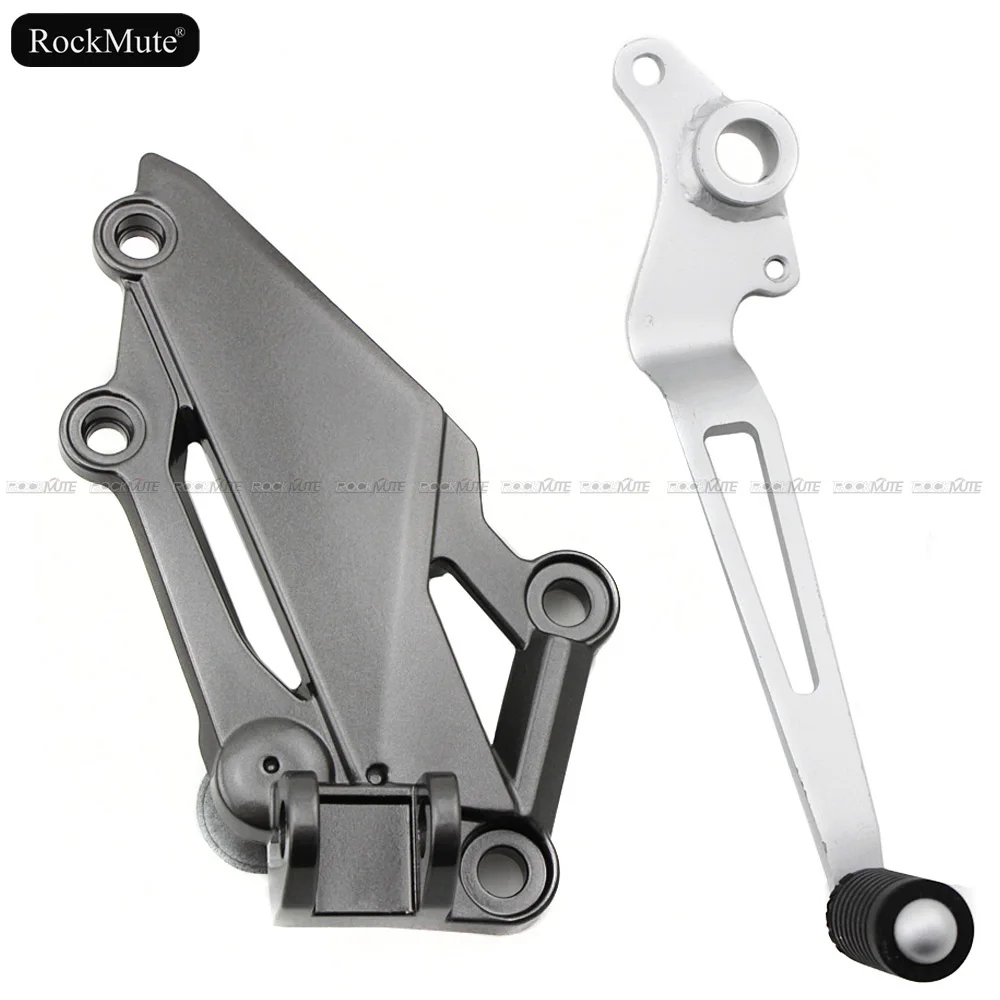 Motorcycle Front Right Foot Peg Bracket Brake Shift Pedal Lever Mount