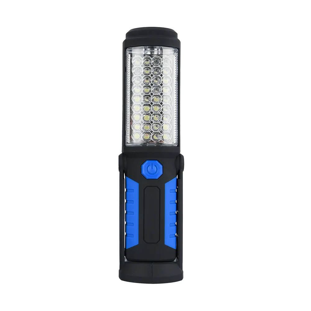 Портативный светодиодный аварийный светильник, уличный супер яркий светодиодный светильник, перезаряжаемый магнитный гибкий контрольный светильник для кемпинга и охоты - Испускаемый цвет: Синий
