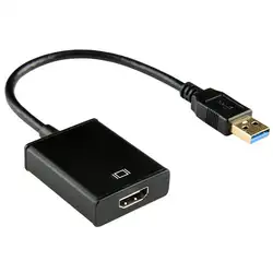 Hd 1080P Usb 3,0 к Hdmi конвертер адаптер usb-кабель к Hdmi внешняя видео карта мульти монитор адаптер для Windows 7/8/10