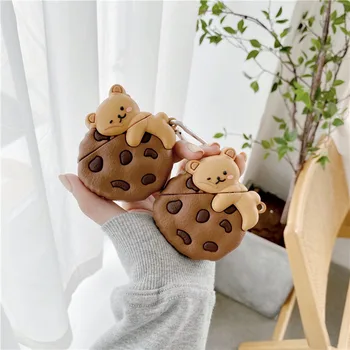 

Cookie Bear Case For AirPods Case 2 Silicone Cover For AirPod Airpot Case Coque For Apple Airpods 1 2 Cover Funda For Air Pod 2