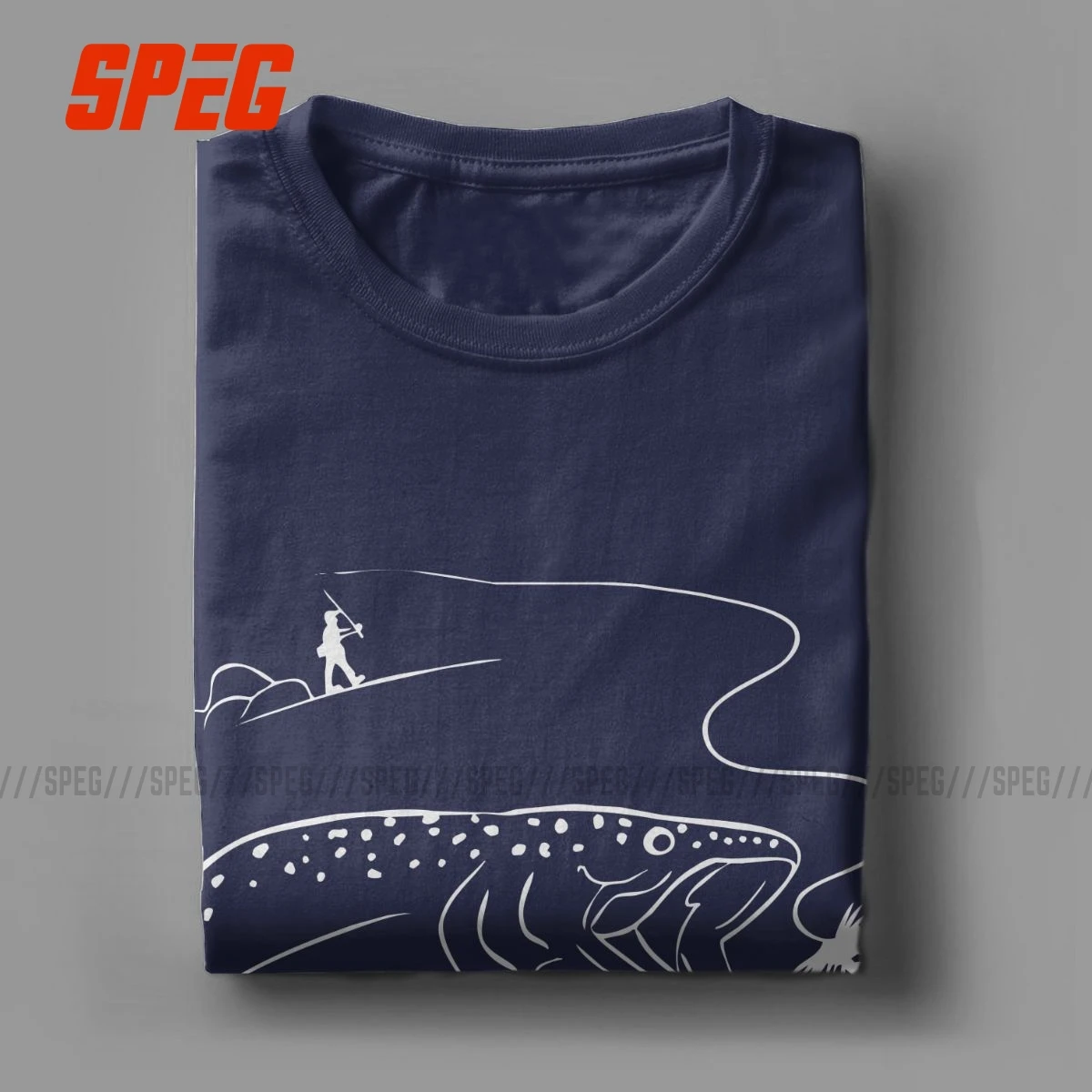 Men Fisherman Fly Fishing Trout And Mountain Lover T Shirts Flies Rod Trout  Fly Fisher And Angler Cotton Tops Short Sleeve