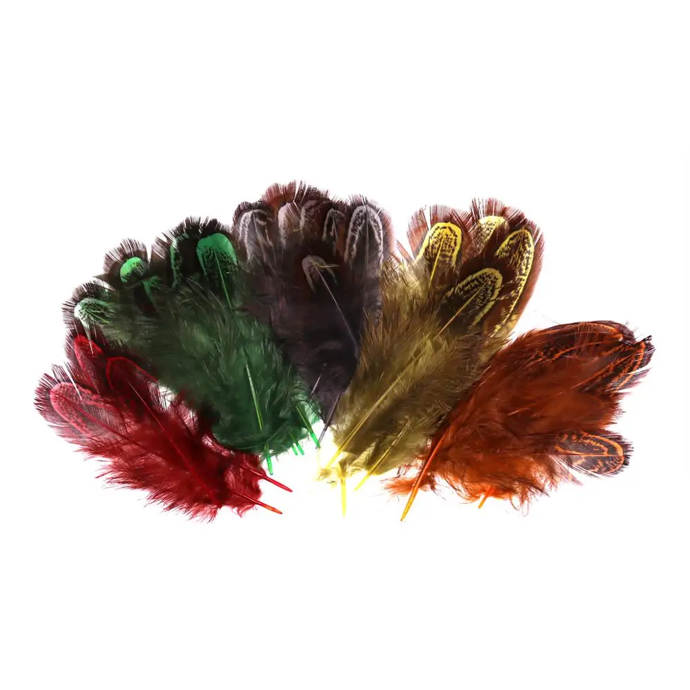 Bimoo 100 шт./упак. муха завязывание Partridge перо Caddis летающие крылья мягкие Hackle мокрые мушки соленой воды тройные Крючки материалы для связывания