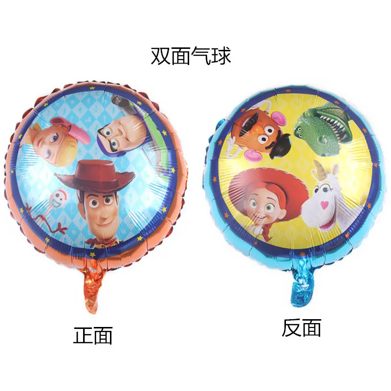 1 набор,, игрушечный Сказочный светильник Базз, год, воздушные шары из мультфильма, фольга, гелий, 32 дюйма, цифры, синие воздушные шары, История игрушек, шары с днем рождения - Цвет: Balloons-25-1PC