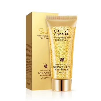 

24K Gold Snail Facial Cleanser Moisturizing Cleaning Pores Remove Blackheads Control Oil Face Washing Product For Sensitive Skin