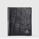 Gete import alligator leder brieftasche Männer brieftasche Kurze stil krokodil Vertikale abschnitt Doppel größe krokodil männer brieftasche - 1