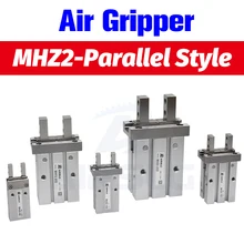 SMC Type MHZ2 Double Acting Air Pneumatic parallel Gripper MHZ2-6D MHZ2-10D MHZ2-16D MHZ2-20D MHZ2-25D MHZ2-32D MHZ2-40D 1pcs mhz2 20d 20mm bore smc type parallel style air gripper cylinder pneumatic mini cylinder brand new