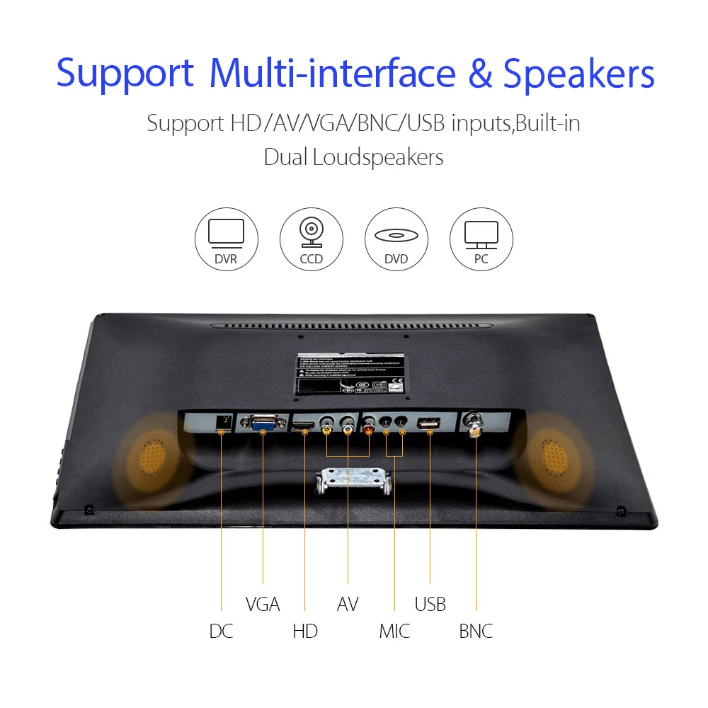 EYOYO EM15C 15 6 IPS 178 LCD FHD Monitor Display 1920x1080 Video Color Screen Audio With 4