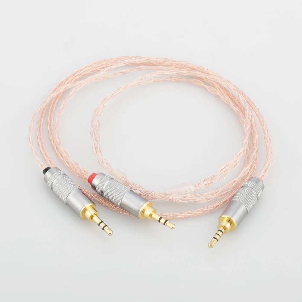 Audiocrast 8Cores 6N OCC Copper 2 5MM TRRS Balanced Plug Headphone Upgraded cable for SUNDARA he400i he400s HE560