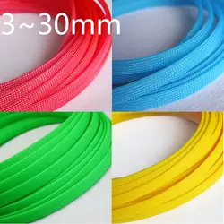 УФ зеленый желтый синий розовый Флуоресцентный ПЭТ Плетеный кабель 3 4 6 8 10 12 16 20 25 30 40 мм плотный высокой плотности расширяемый