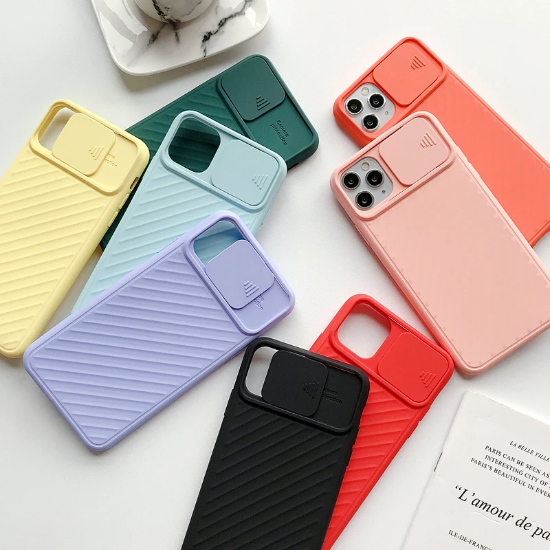Сплошной цвет силиконовый чехол для телефона iphone 11 pro max xr x xs coque 7 8 plus 6 6s текстура