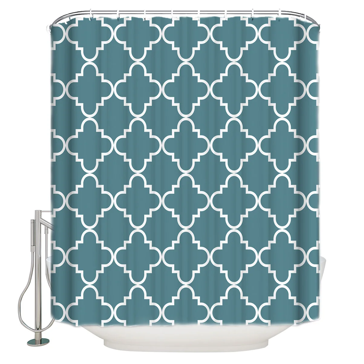 Moroccan Classic Geometric Pattern Shower Curtains Polyester Fabric Waterproof Bathroom Bath Curtain | Дом и сад