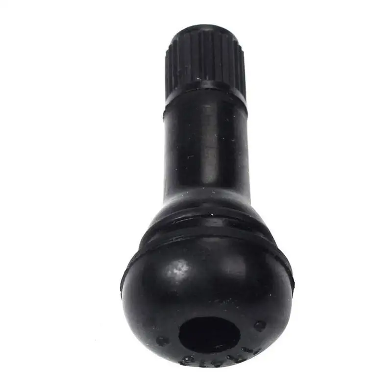 

TR413 Snap-In Rubber Tire Valve Stems Short Most Popular Valve Black Color