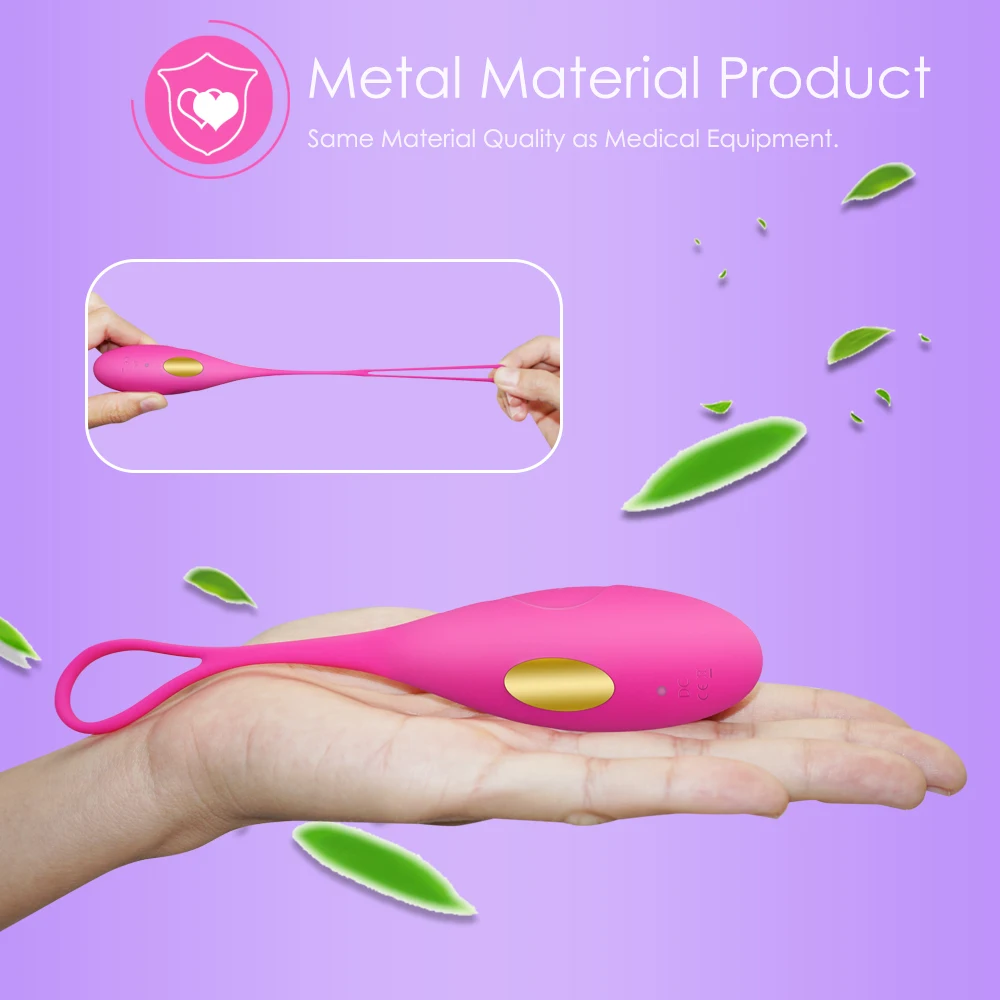 Wireless Remote Control Vibrating Silicone Bullet Egg Vibrators USB Rechargeable Massage Ball Adult Sex Toy for Women | Красота и