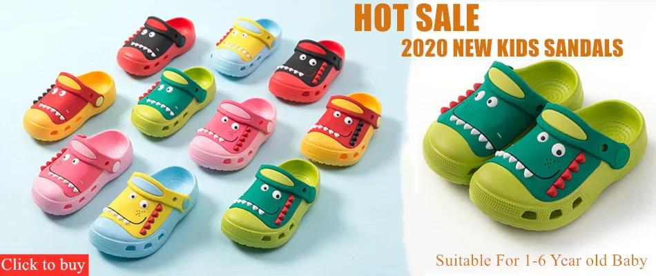 Suihyung Unicorn Kids Cave Shoes Summer Non-slip Boys Girls Two-wears Beach Swimming Slippers Toddler Children Non-slip Sandals