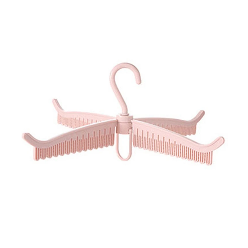 Pink Новое поступление Вешалка Прочные вешалки для одежды обувь Ganchos Para Colgar Ropa En Closet многофункциональный шкаф для хранения - Цвет: Pink