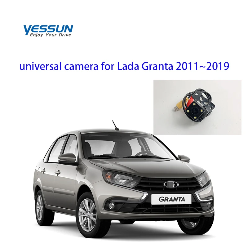 Yessun Auto Rückansicht Kamera 4 LED Nachtsicht Rückfahr Auto Parkplatz Monitor auto kamera Für Lada Granta 2011 ~ 2019 Yessun Auto Rückansicht Kamera 4 LED Nachtsicht Rückfahr Auto Parkplatz Monitor auto kamera Für Lada Granta 2011 ~ 2019