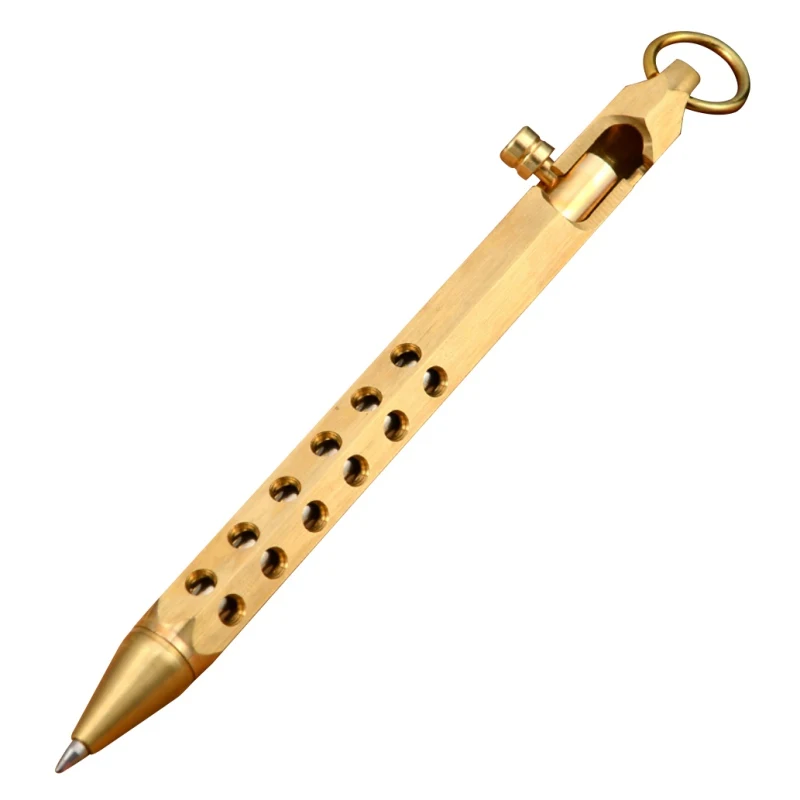 

2019 High Quality Tactical Pen Self Defense Pen Tool Multipurpose Brass Anti-skid Portable Tactical Pen