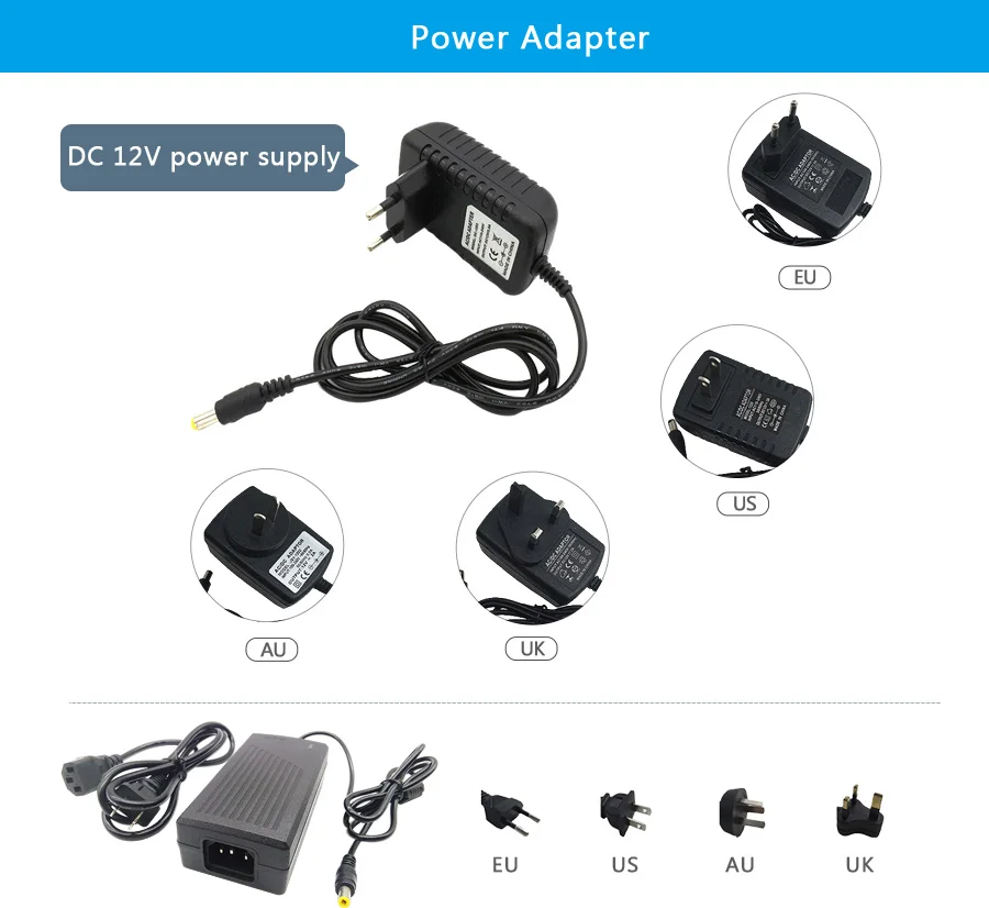 Tira de luces LED con Bluetooth, cinta de luz led RGB SMD 5050 2835, de longitud 5M 10M 15M, con diodo de corriente DC12V 60LED/M y adaptador