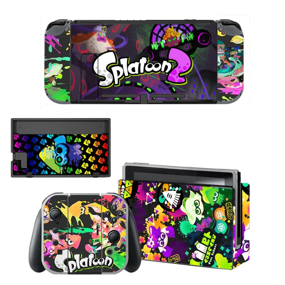 Splatoon 2 Vinyl Skin Sticker For Nintendo Switch Console And JoyCon