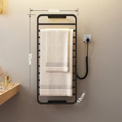 Bathroom Fittings Electric Heated Towel Rack, Towel Dryer, Stainless Steel Towel Rack.sterilizing Smart Towel Rack Towel Warmer