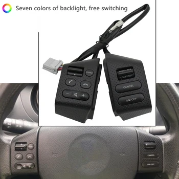 

7 colors backlight Car accessories Steering wheel control button for N issan Tiida LIVINA old Sylphy volume phone switch