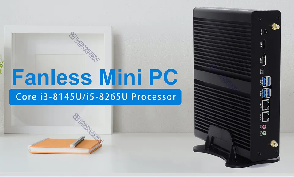 Intel 8th Gen Mini ITX PC with Core I3 8145U/I5 8265U, 3 Display Ports, HDMI, DP, Type-C, Windows 10 Pro, Linux – Rugged Office Desktop Description Image.This Product Can Be Found With The Tag Names Barebone Mini PC, Computer Office, Desktop office