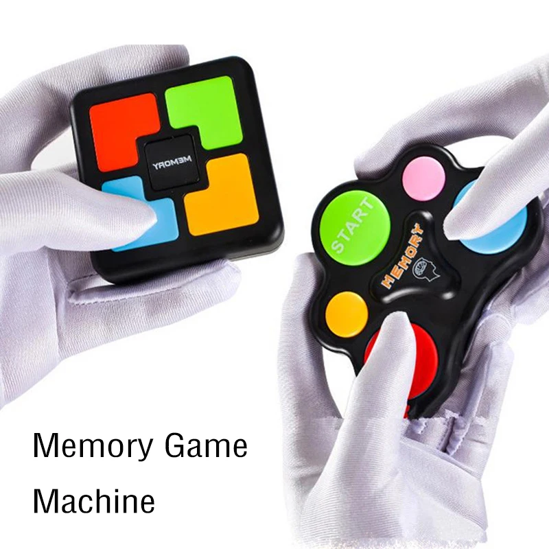 Игра памяти огни и звуки Повторите мой мигающий Souptoys тренировка электронная