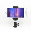 1/4 Flash Hot Shoe Adapter Cradle Ball Head Ball w/ Lock + Phone Clip Bracket Holder Mount for Nikon DSLR SLR Cell Phone ► Photo 2/6