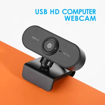 

1080P HD Autofocus Webcam Rotatable Autofocus USB 2.0 PC Desktop Web Camera with Mic Mini Computer WebCamera Cam Video Recording