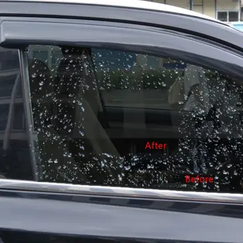 

2 Pieces/Set Car Side Window Protective Film Anti Fog Membrane Anti-glare Waterproof Rainproof Car Sticker Clear Film 200*160mm