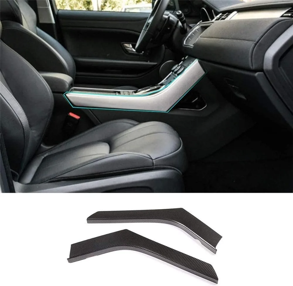 

For Land Rover RR Evoque 2012-2019, ABS Interior Center Console Side Decoration Strips Panel Trim